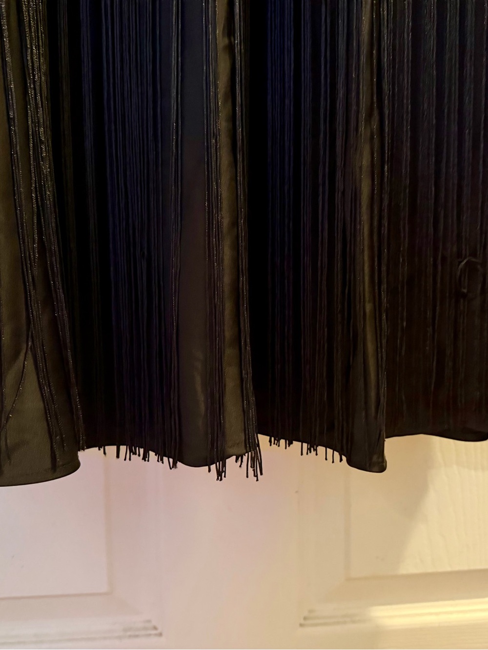 Donna Karan High Neck Fringe Gown - Picture 13 of 13
